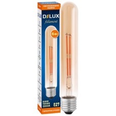 Лампочка Delux LR-39 6Вт E27 2200К T30 amber_filament (90018154)