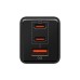 Зарядний пристрій Spigen 2xUSB-C PD + 1xUSB 47W black (ACH09465)