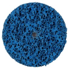 Круг зачистний Sigma з нетканого абразиву (корал) 100мм без тримача синій середня жорсткість (9175741)