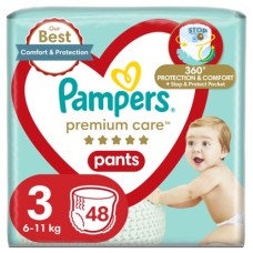 Підгузки Pampers Premium Care Pants Midi Розмір 3 (6-11 кг) 48 шт (8001090759795)