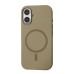 Чохол до мобільного телефона BeCover FIBRA Silicone OmniMag Apple iPhone 16 Brown (716224)