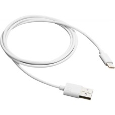 Дата кабель USB 2.0 AM to Type-C 1.0m white Canyon (CNE-USBC1W)