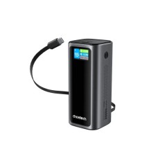 Батарея універсальна Choetech 20000mAh, PD/130W, QC, AFC , TFT, pass-through charging (B815C)