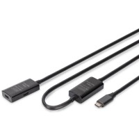Дата кабель USB-С M/F 5.0m USB3.2 Gen1 Active 5G Digitus (DA-73108)