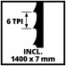 Стрічкова пила Einhell TC-SB 200/1, 250W, 1400об/хв, 900м/хв, стіл 305x305мм, виліт 200мм (4308009)