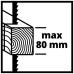 Стрічкова пила Einhell TC-SB 200/1, 250W, 1400об/хв, 900м/хв, стіл 305x305мм, виліт 200мм (4308009)