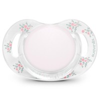 Пустушка Suavinex Poetry фізіологічна, 0-6 місяців, світло-рожева з малюнком (308929)