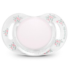 Пустушка Suavinex Poetry фізіологічна, 0-6 місяців, світло-рожева з малюнком (308929)