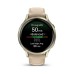 Смарт-годинник Garmin Venu 4 (41mm), Beige w/ Lunar Gold + Leather, GPS смарт-годинник (010-03013-03)