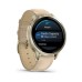 Смарт-годинник Garmin Venu 4 (41mm), Beige w/ Lunar Gold + Leather, GPS смарт-годинник (010-03013-03)