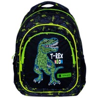 Рюкзак шкільний Astrabag AB330 T-Rex Neon Чорний із зеленим (502023064)