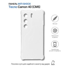 Чохол до мобільного телефона BeCover Anti-Shock Tecno Camon 40 (CM5) Clear (714704)