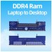 Конвертор Dynamode DDR4 Laptop SO-DIMM to Desktop DIMM RAM Memory (DM-DDR4-DIMM-Converter)