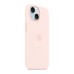 Чохол до мобільного телефона Apple iPhone 15 Silicone Case with MagSafe Light Pink (MT0U3ZM/A)