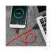 Дата кабель USB 2.0 AM to USB-C 1.0m 2A silicone X21 black+red HOCO (6957531071419)