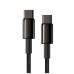 Дата кабель USB-C to USB-C 1.0m 100W black Baseus (CATWJ-01)