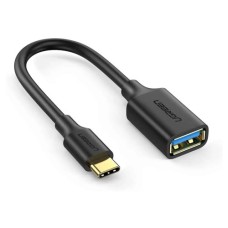 Перехідник OTG USB 3.0 AF to USB-C US154 black Ugreen (30701)