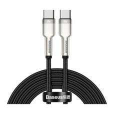 Дата кабель USB-C to USB-C 2.0m 100W metal black Baseus (CATJK-D01)