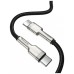 Дата кабель USB-C to USB-C 2.0m 100W metal black Baseus (CATJK-D01)