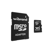 Карта пам'яті Wibrand 128GB microSD class 10 UHS-I U3 (WICDHU3/128GB-A)