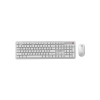 Комплект Gembird Slim Pro Business Wireless White (KBS-WPS-01-W-CYRL)