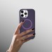 Чохол до мобільного телефона BeCover FIBRA Silicone OmniMag Apple iPhone 16 Pro Max Dark Purple (716234)