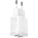 Зарядний пристрій Baseus Compact Charger 2U White (CCXJ010202)