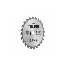 Диск пильний Tolsen з ТВС напайками по дереву 185х24Т*30мм (76430)
