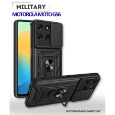 Чохол до мобільного телефона BeCover Military Motorola Moto G56 Black (715036)