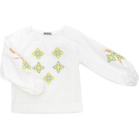 Сорочка дитяча Brilliant з вишивкою Flower (24110-122G-cream)