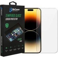 Скло захисне BeCover Apple iPhone 14 Pro 3D Crystal Clear Glass (708086)