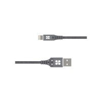 Дата кабель USB 2.0 AM to Lightning 1.2m grey Promate (nervelink-i.grey)