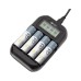 Зарядний пристрій для акумуляторів PowerPlant PP-UN4 (AA, AAA / input microUSB DC 5V/2A) (PP-UN4)