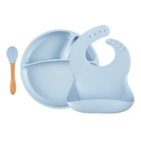 Набір дитячого посуду MinikOiOi BLW SetII-Mineral Blue (101070021)