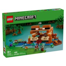 Конструктор LEGO Minecraft Будинок у формі жаби 400 деталей (21256)