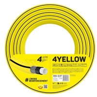 Шланг для поливу Cellfast 4YELLOW 3/4" 20м, 4 шари, до 20 Бар, -10…+50°C (10-520)