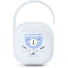 Контейнер для пустушок Suavinex Wild & Free, блакитний (309138)