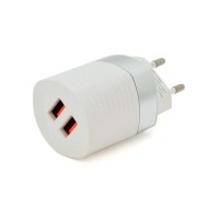 Зарядний пристрій iKAKU KSC-181 2xUSB 2.4A White (KSC-181-JUNENG)