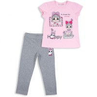 Набір дитячого одягу Breeze з лялькою (11858-128G-pink)