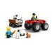 Конструктор LEGO City Червоний фермерський трактор із причепом і вівцями (60461)