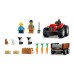Конструктор LEGO City Червоний фермерський трактор із причепом і вівцями (60461)