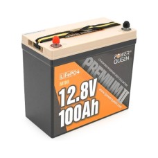 Батарея LiFePo4 Power Queen 12.8V 100Ah Mini (P12V100-PREM-16-A60-DE)