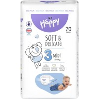 Підгузки Bella Happy 3 Midi 5-9 кг 70 шт (5900516605407)