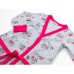 Піжама дитяча Matilda з халатом (7463-110G-fuchsia)