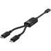Дата кабель USB 2.0 USB-C 2in1 0.8m + sub 0.4m, 100W, C5-11 Acefast (6974316280149)