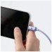 Дата кабель USB 2.0 AM to Lightning 2.0m 2.4A purple Baseus (CAJY000105)