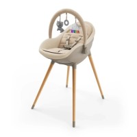 Стілець для годування Kinderkraft 2 в 1 Fini Up Beige (5902533930104)