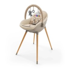 Стілець для годування Kinderkraft 2 в 1 Fini Up Beige (5902533930104)