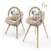 Стілець для годування Kinderkraft 2 в 1 Fini Up Beige (5902533930104)