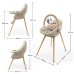 Стілець для годування Kinderkraft 2 в 1 Fini Up Beige (5902533930104)